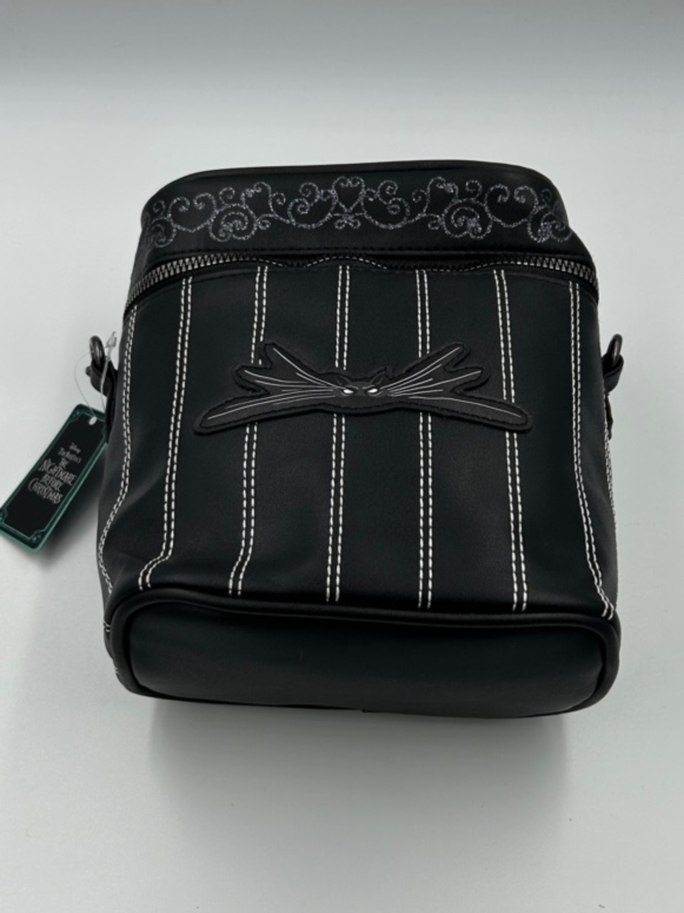Buckle-Down Nightmare Before Christmas Jack Skellington Bat Bowtie Bag NWT